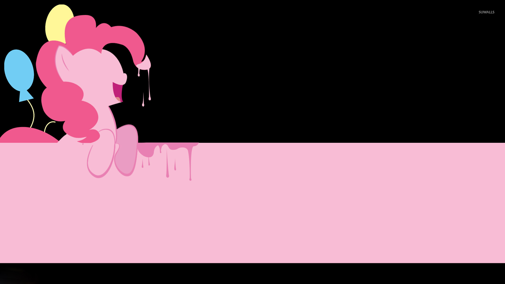 1920x1080 Pink paint dripping from Pinkie Pie's hair - My Little Pony wallpaper   jpg