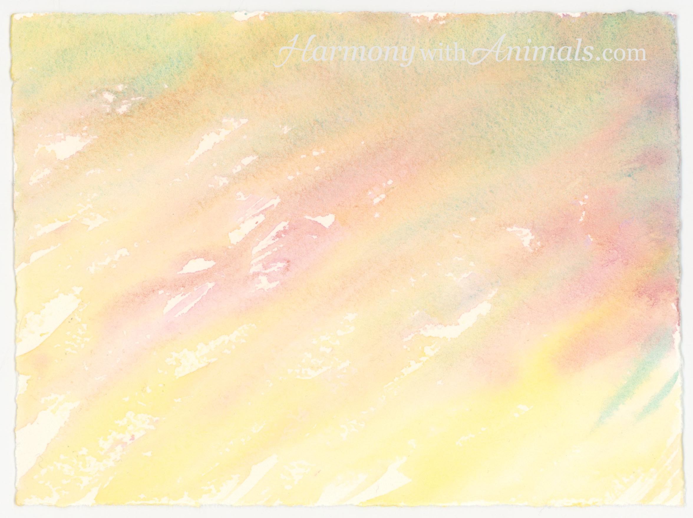 2352x1759 Mystery watercolor background: Could it become a cat, a dog, or.