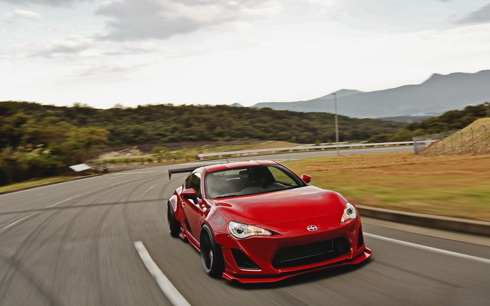 1920x1200 Scion FR S, Rocket Bunny, Car, Red Cars, Widebody Wallpapers HD / Desktop  and Mobile Backgrounds