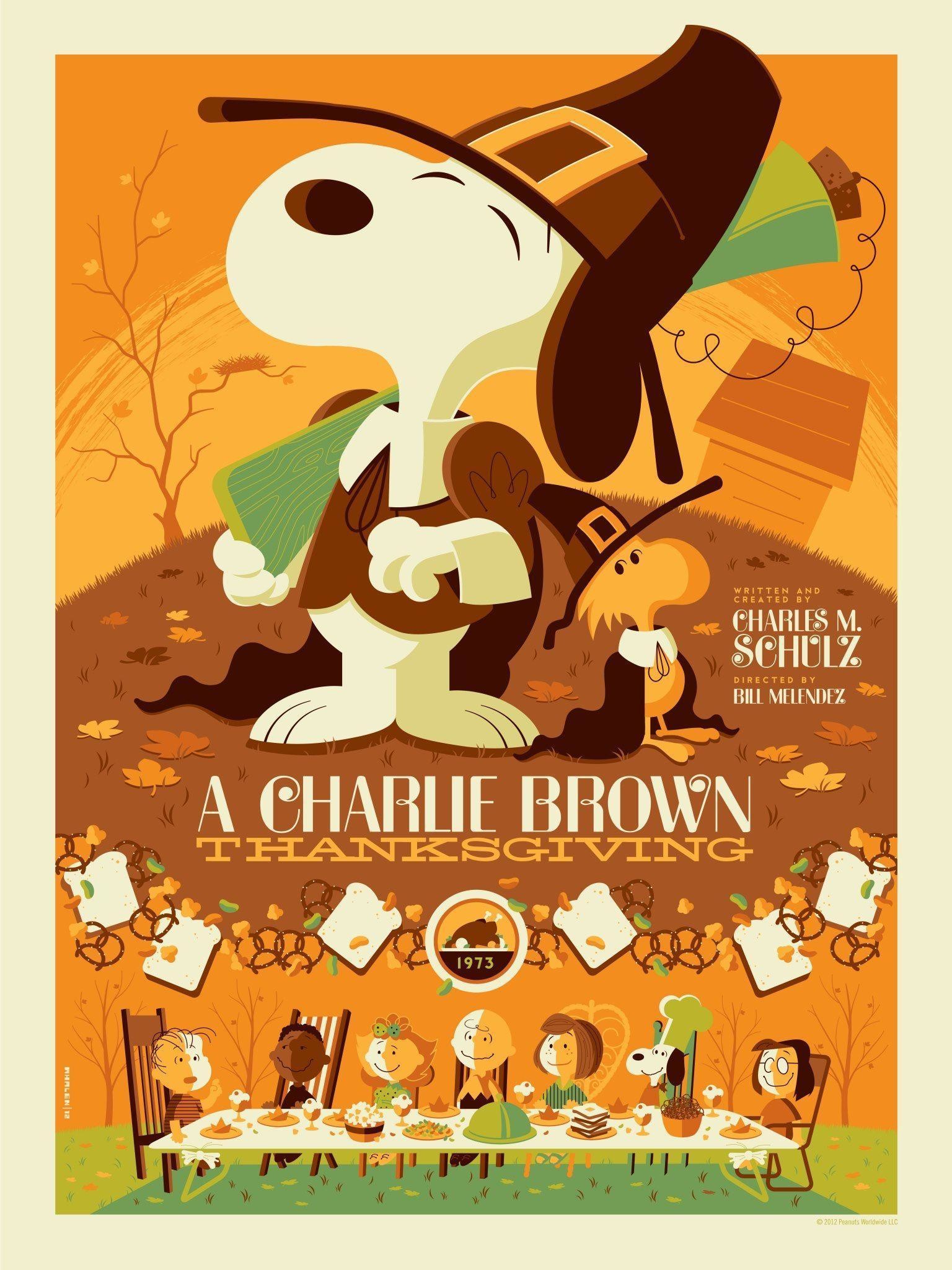 charlie brown thanksgiving background