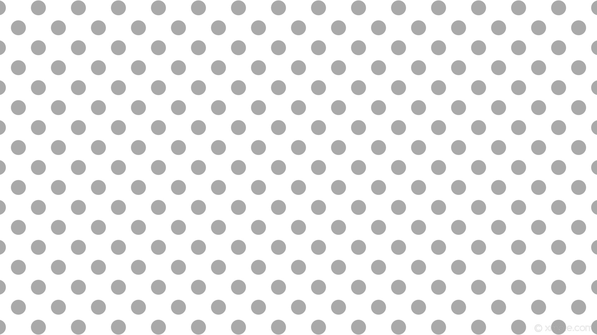 1920x1080 White And Grey Polka Dot Wallpaper