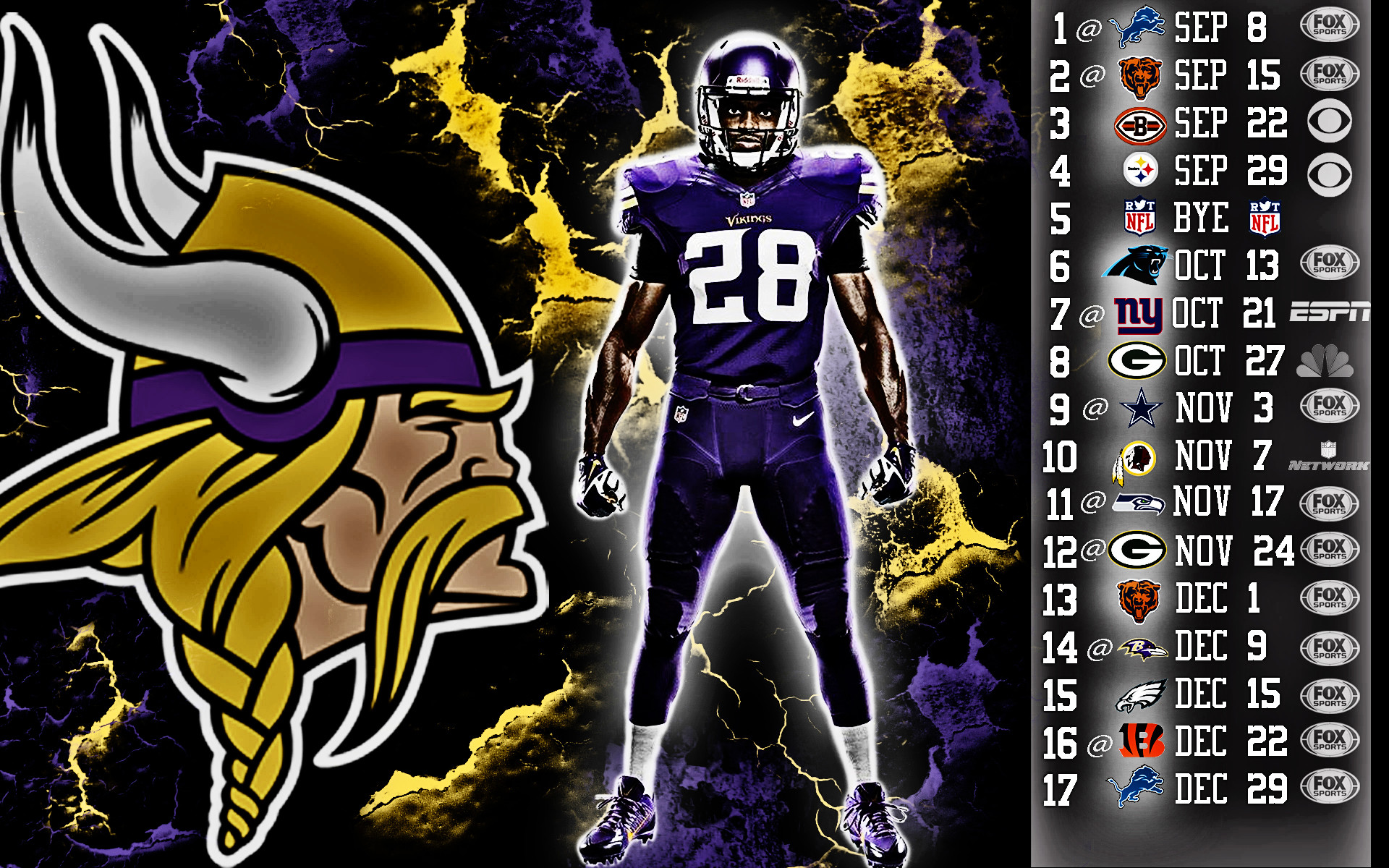 1920x1200 Minnesota Vikings Wallpapers PC iPhone Android