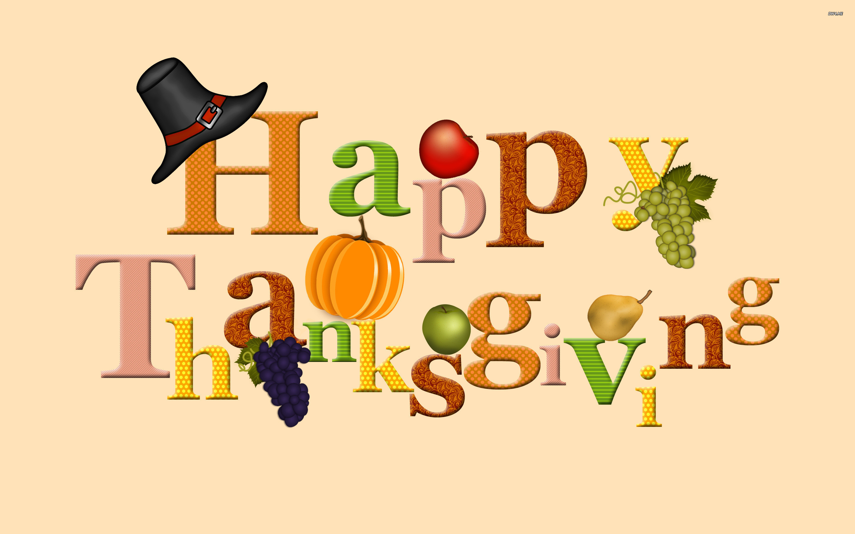 2880x1800 Cute Happy Thanksgiving Clip Art | 1791-happy-thanksgiving --holiday-