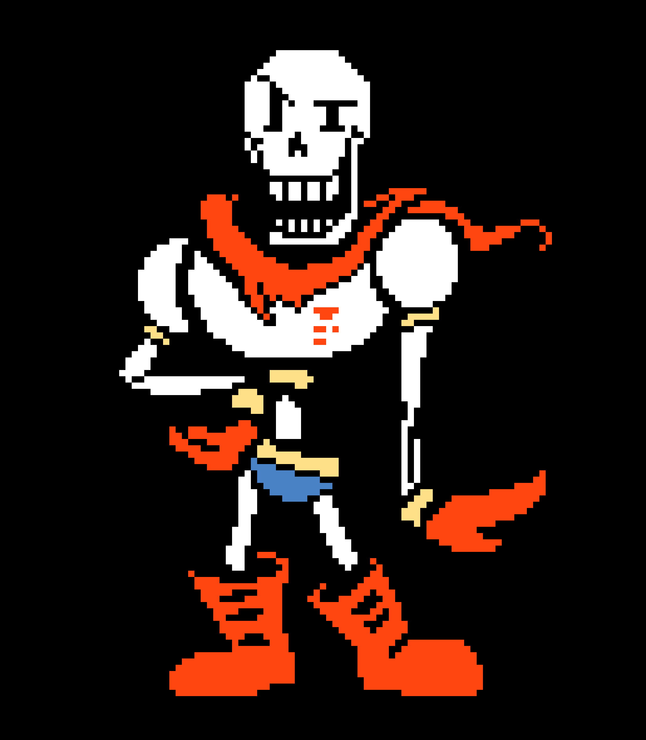 2060x2360 Papyrus (Undertale) images Papyrus' Battle Sprite Colored HD wallpaper and  background photos