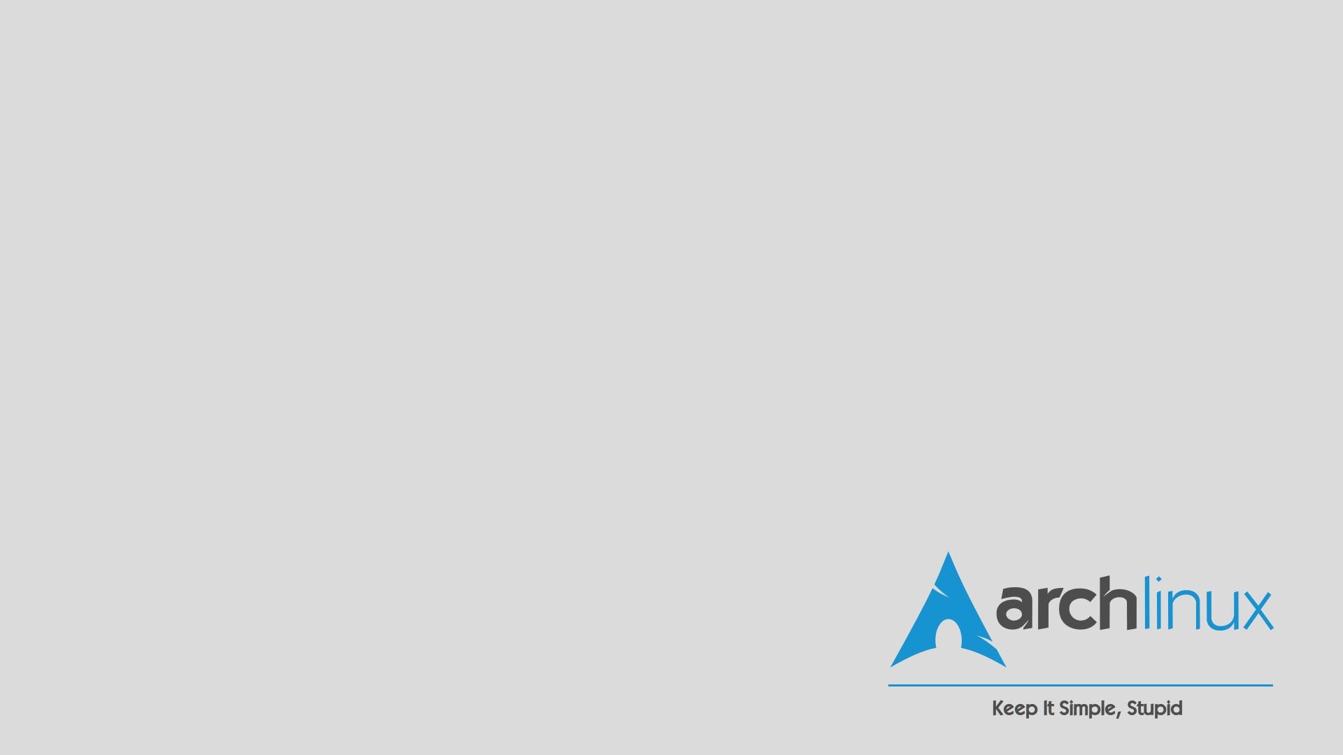 1920x1080 Very Simple Arch Linux wallpaper