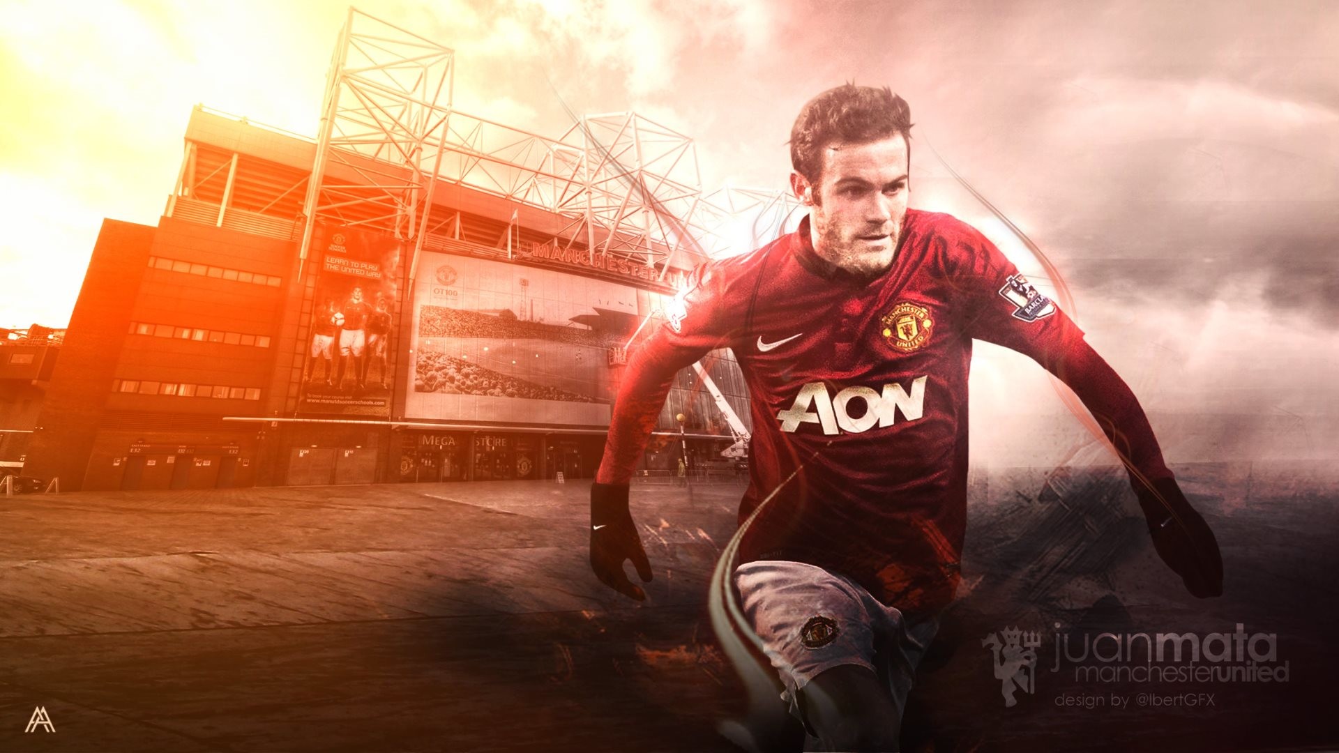 1920x1080 Wallpaper: Juan Mata - Manchester United. High Definition HD 