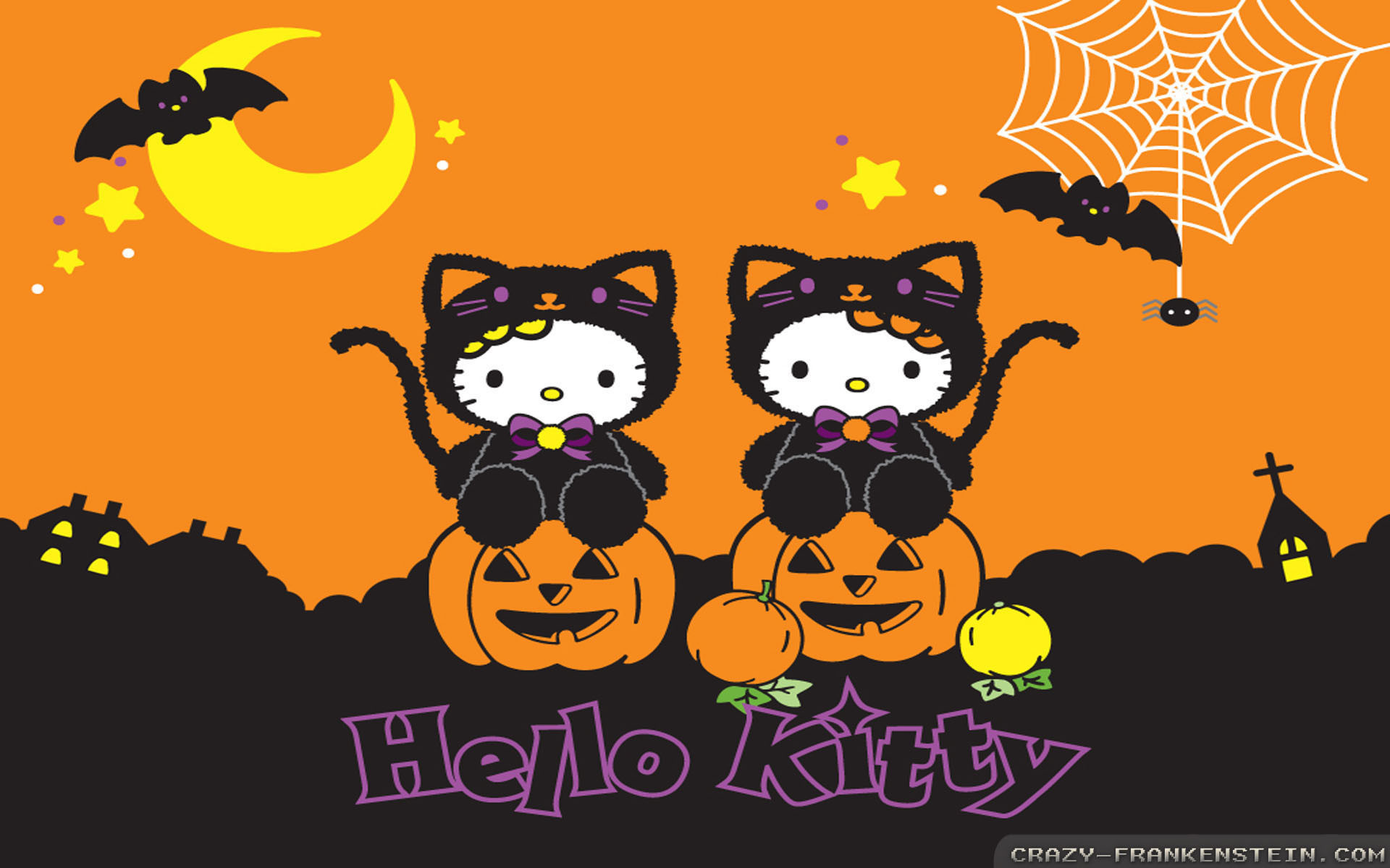 1920x1200 Wallpaper: Hello Kitty Halloween Resolution: 1024x768 | 1280x1024 |  1600x1200. Widescreen Res: 1440x900 | 1680x1050 | 