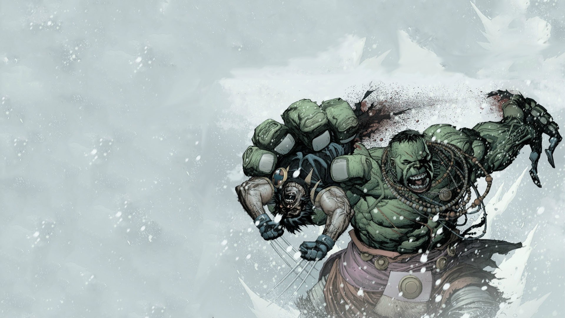 1920x1080 Hulk vs Wolverine [] ...