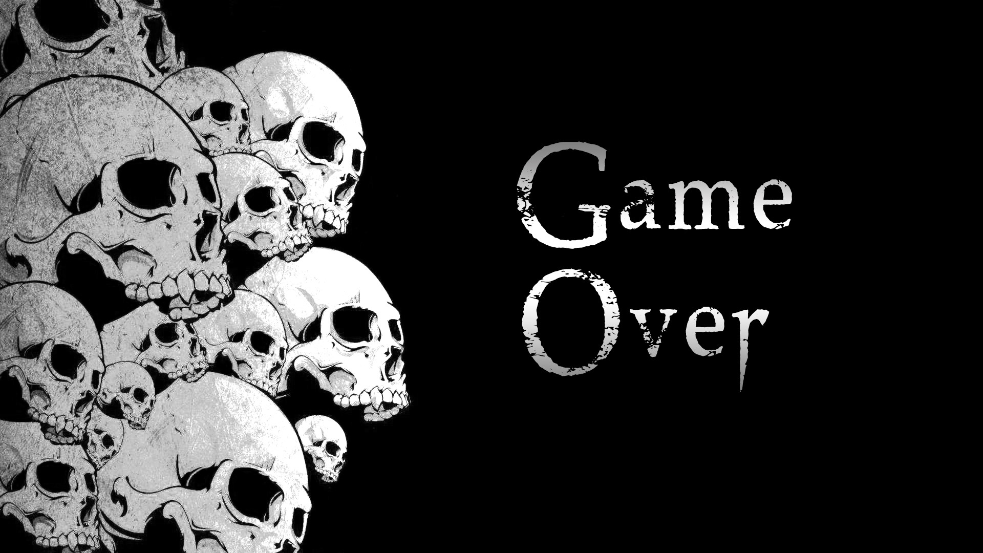 1920x1080 Game Over Wallpaper
