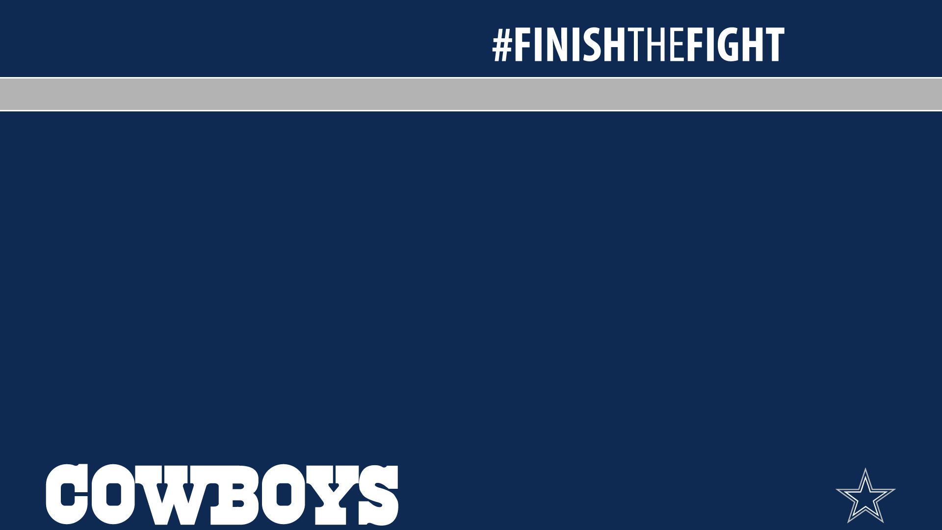 1920x1080 Dallas Cowboys Theme #FINISHtheFIGHT ...