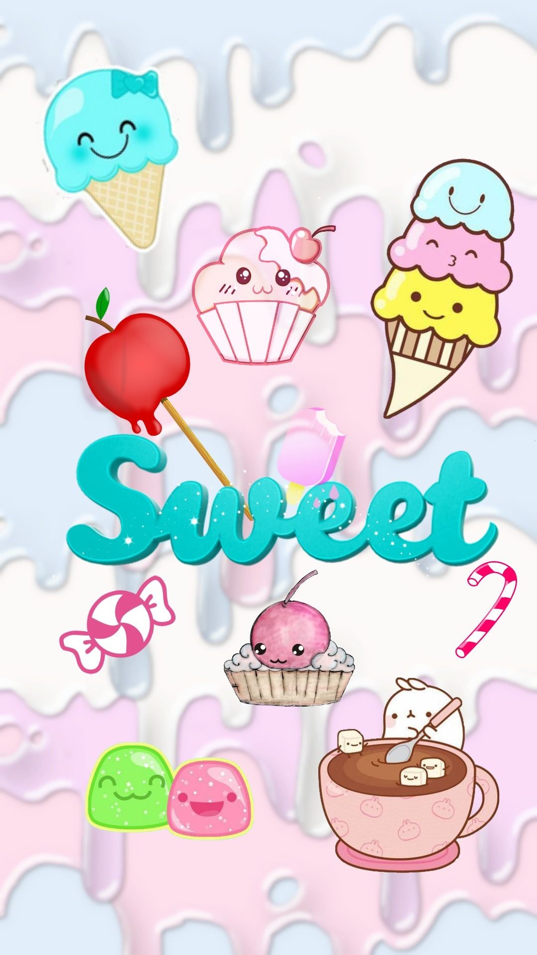 1080x1920 sweet cute wallpaper for phone - kawaii iphone