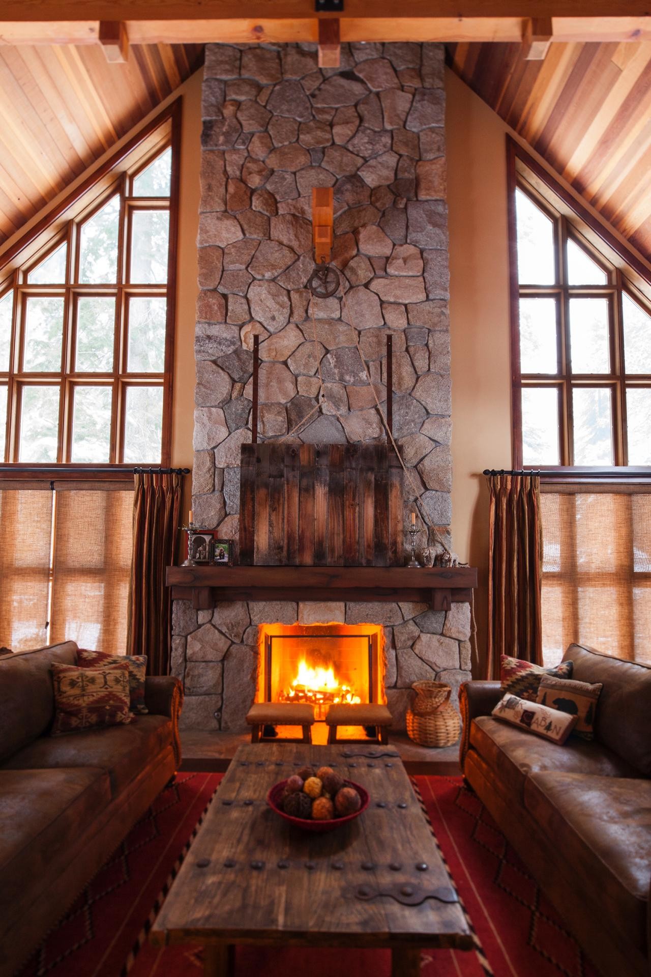 1280x1920 Rustic Stone Fireplaces Photo Page Hgtv Home Decoration Ideas