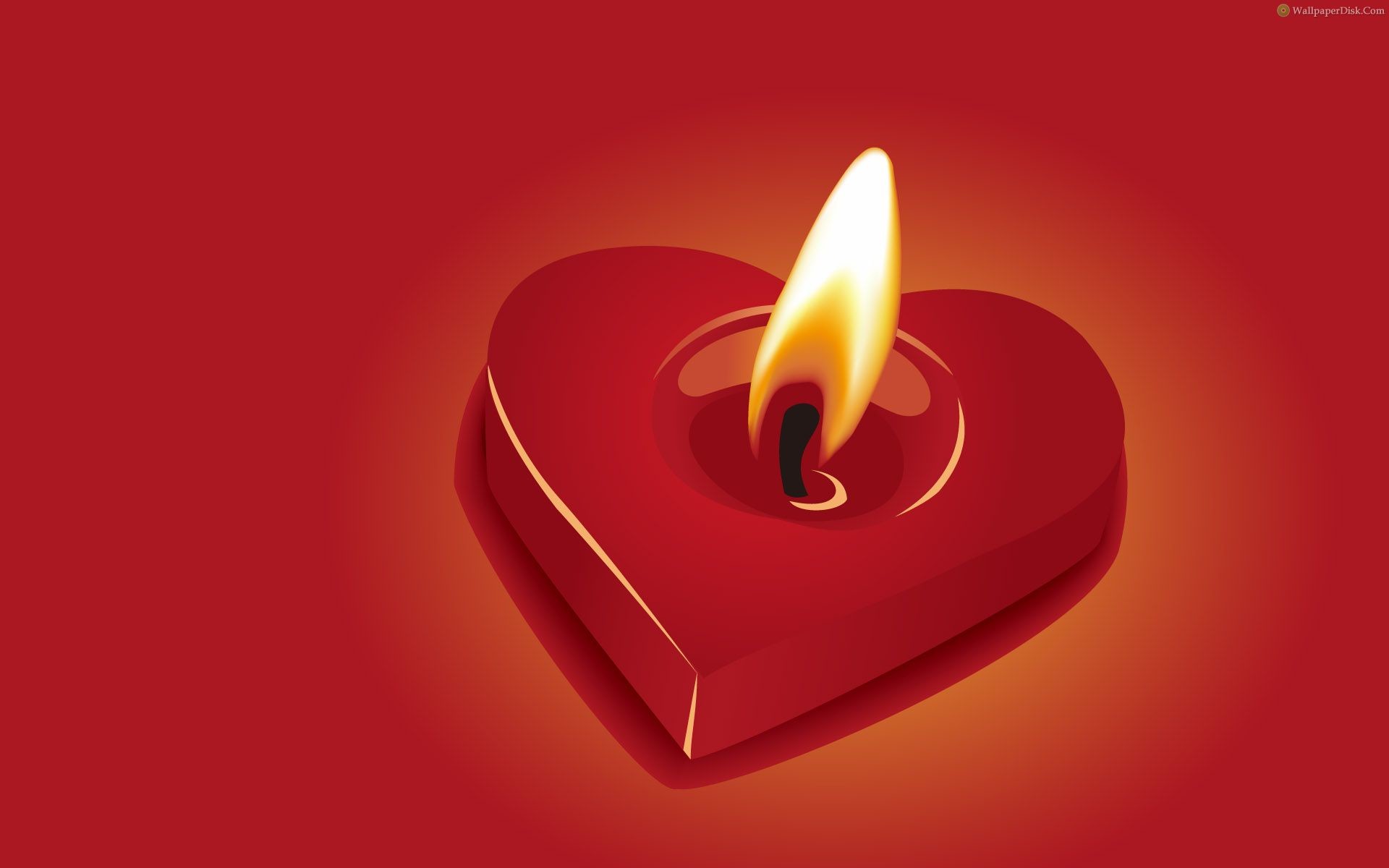 1920x1200 Best Love Candle Desktop Wallpaper - Romance Wallpaper Lovers