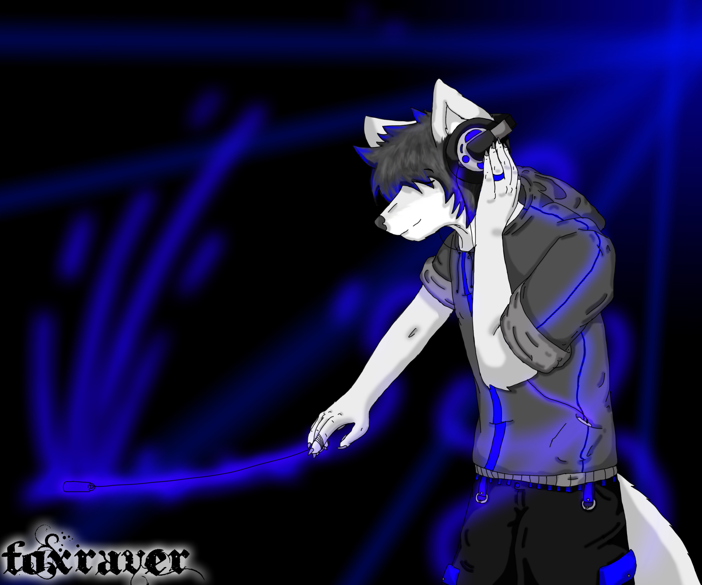 2400x2000 Furry Rave Wolf by FoxRaver Furry Rave Wolf by FoxRaver