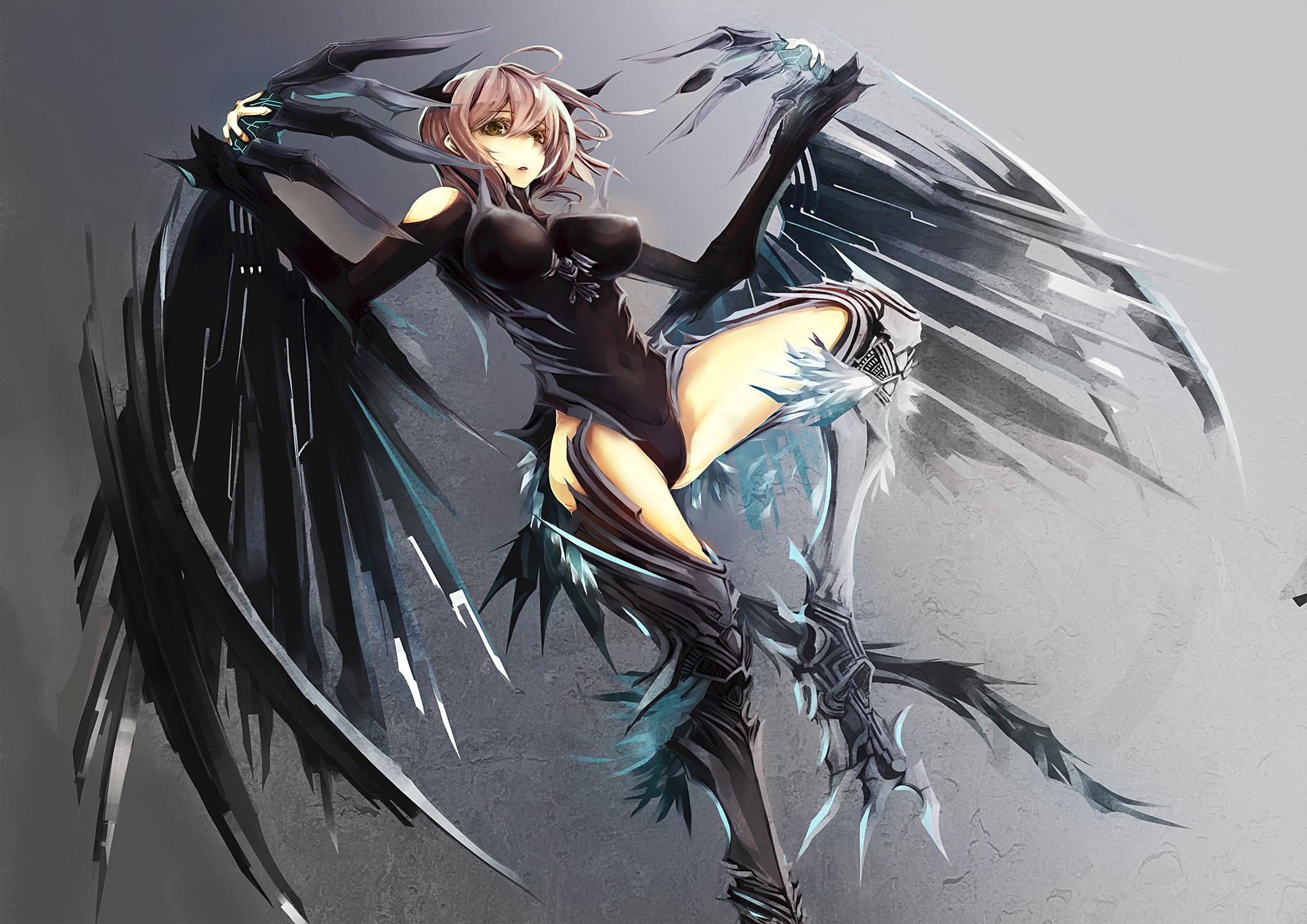 2046x1447 ... Artwork Wallpaper Â· Gothic Angel Images | Crazy Gallery ...