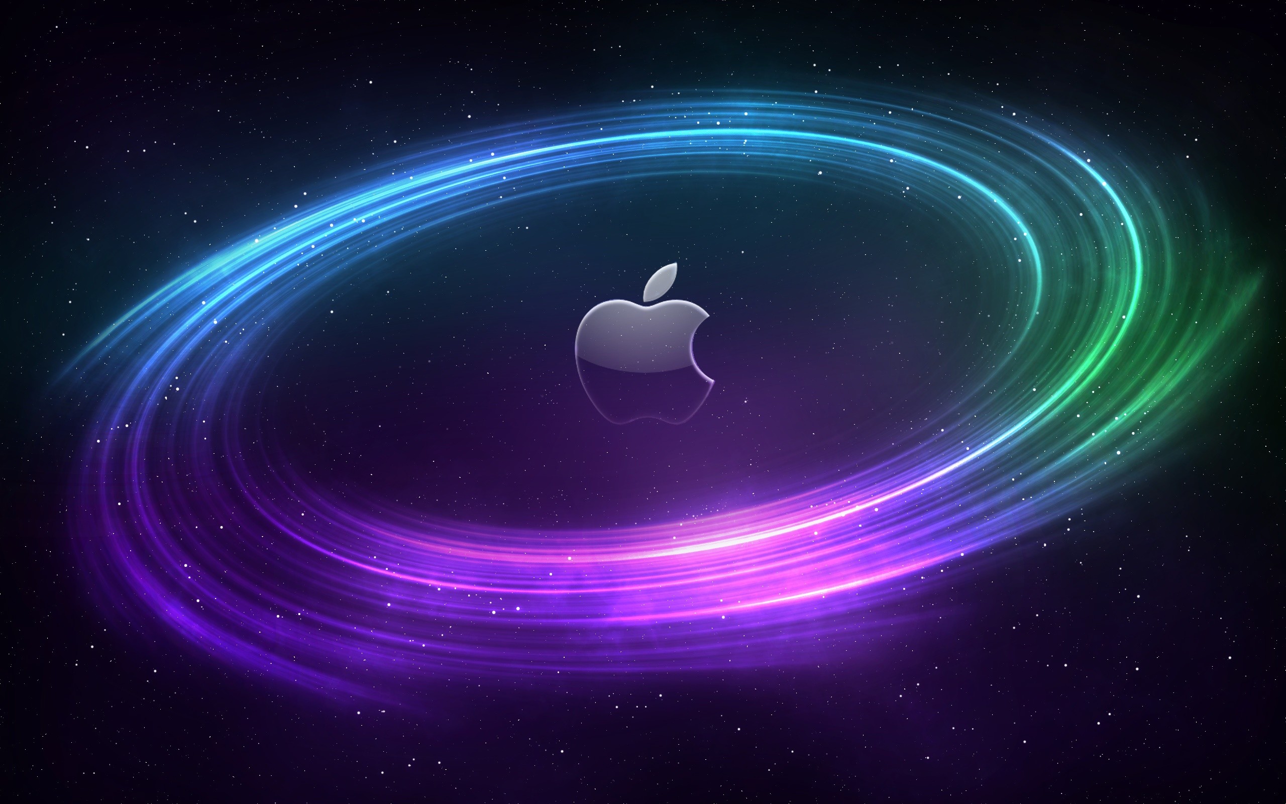 2560x1600 Apple mac space wallpaper.