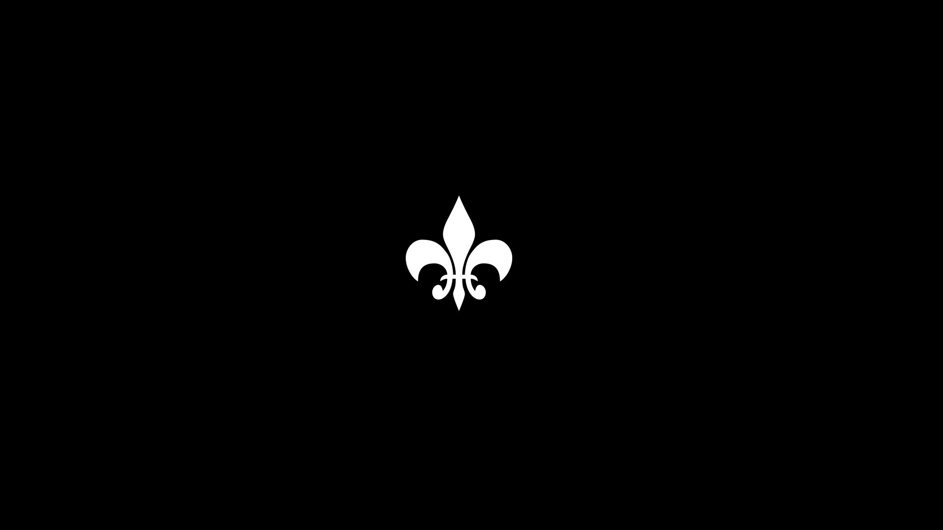 1920x1080 General  minimalism video games Saints Row Fleur de Lis black  background