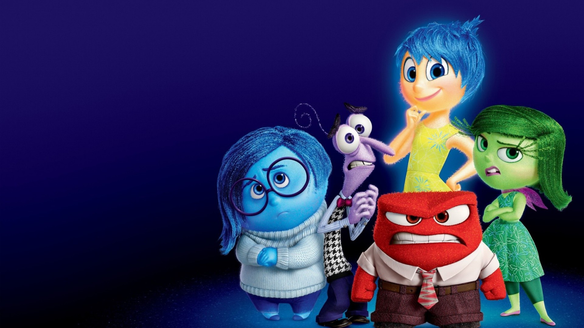 1920x1080 Preview wallpaper inside out, joy, sadness, fear, anger 