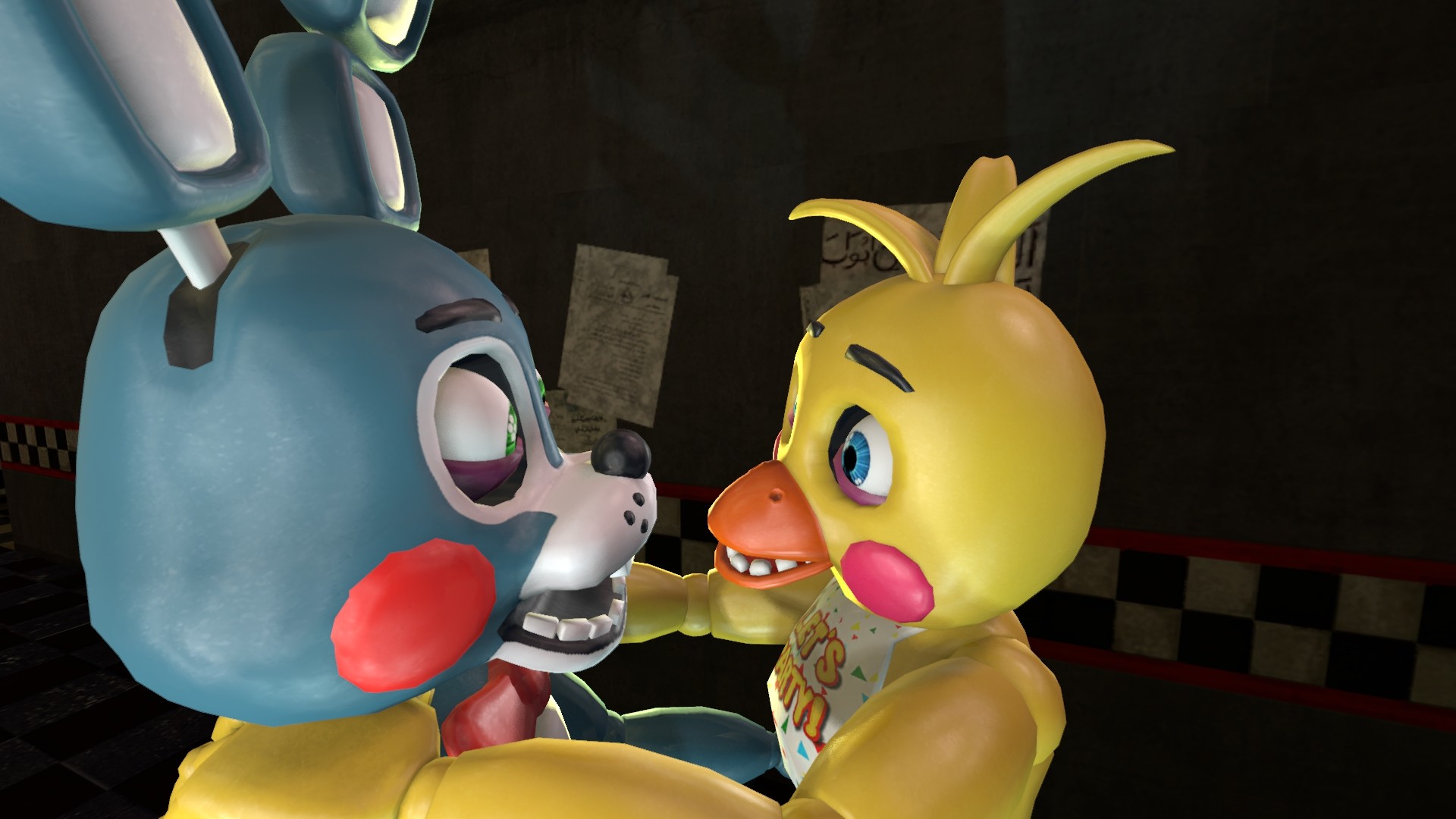 1920x1080 ... Toy Chica and Toy Bonnie by Mathieulebest