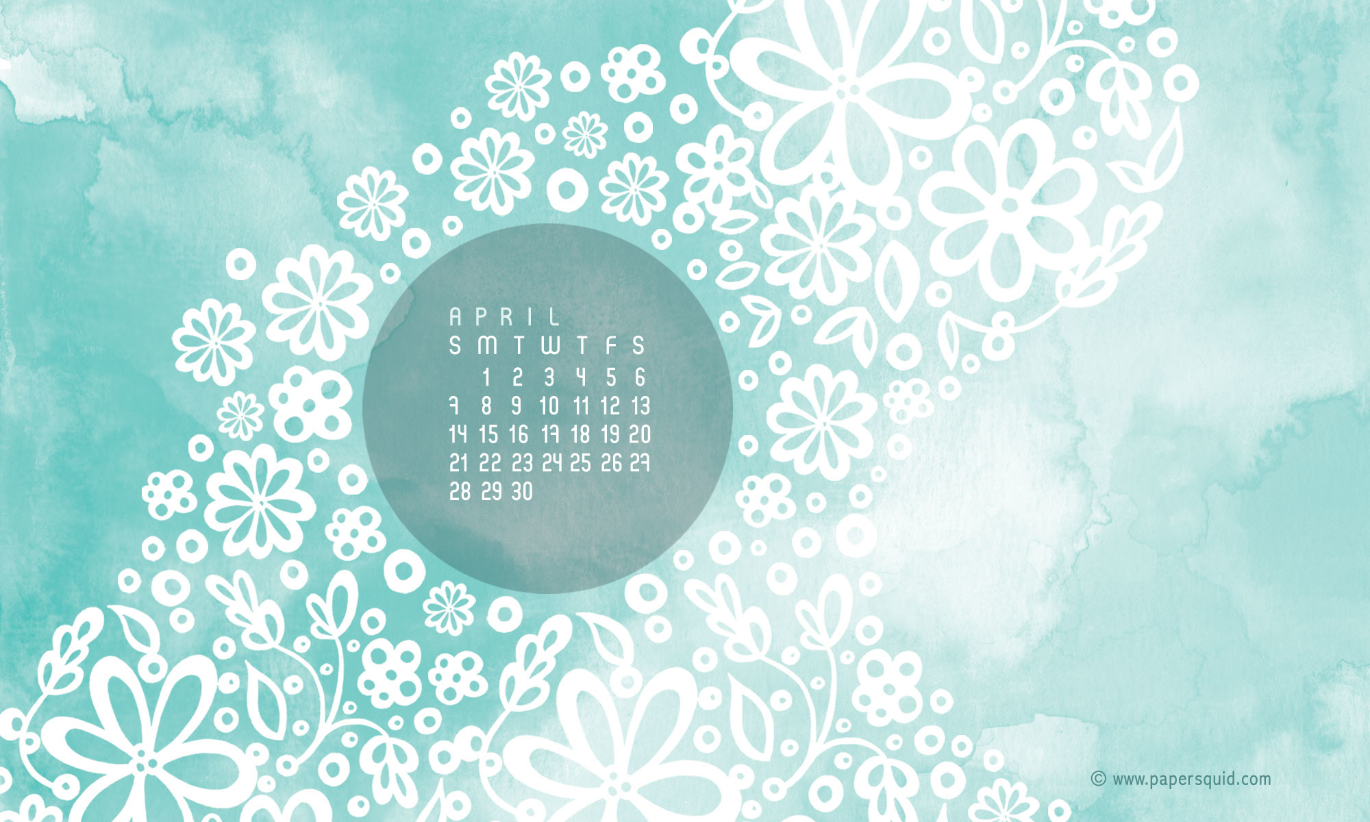 2000x1200 Here is April's free desktop calendar, which you can download here.