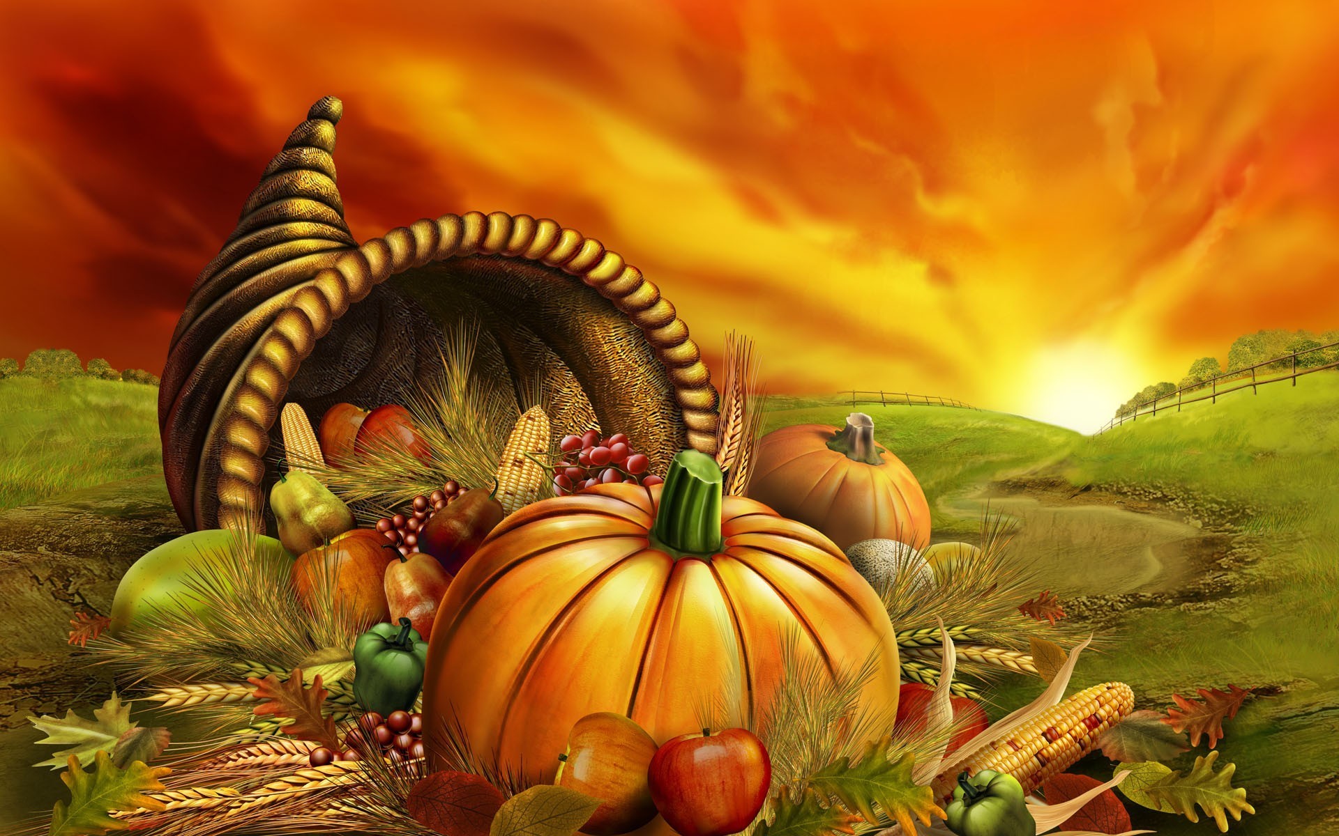 1920x1200 1920x1080 halloween pumpkin hill HD wallpapers - desktop backgrounds