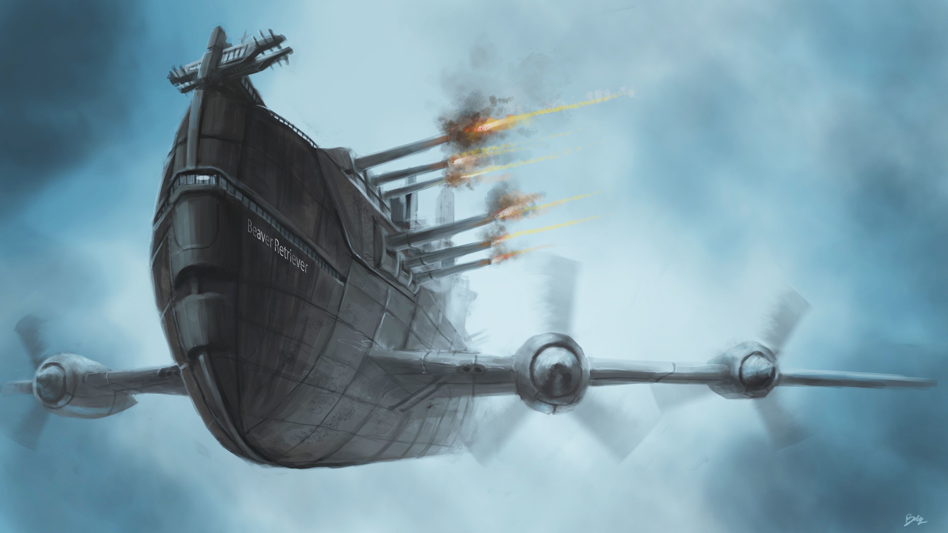 3840x2160 Troop steampunk airship wallpapers and images - wallpapers .