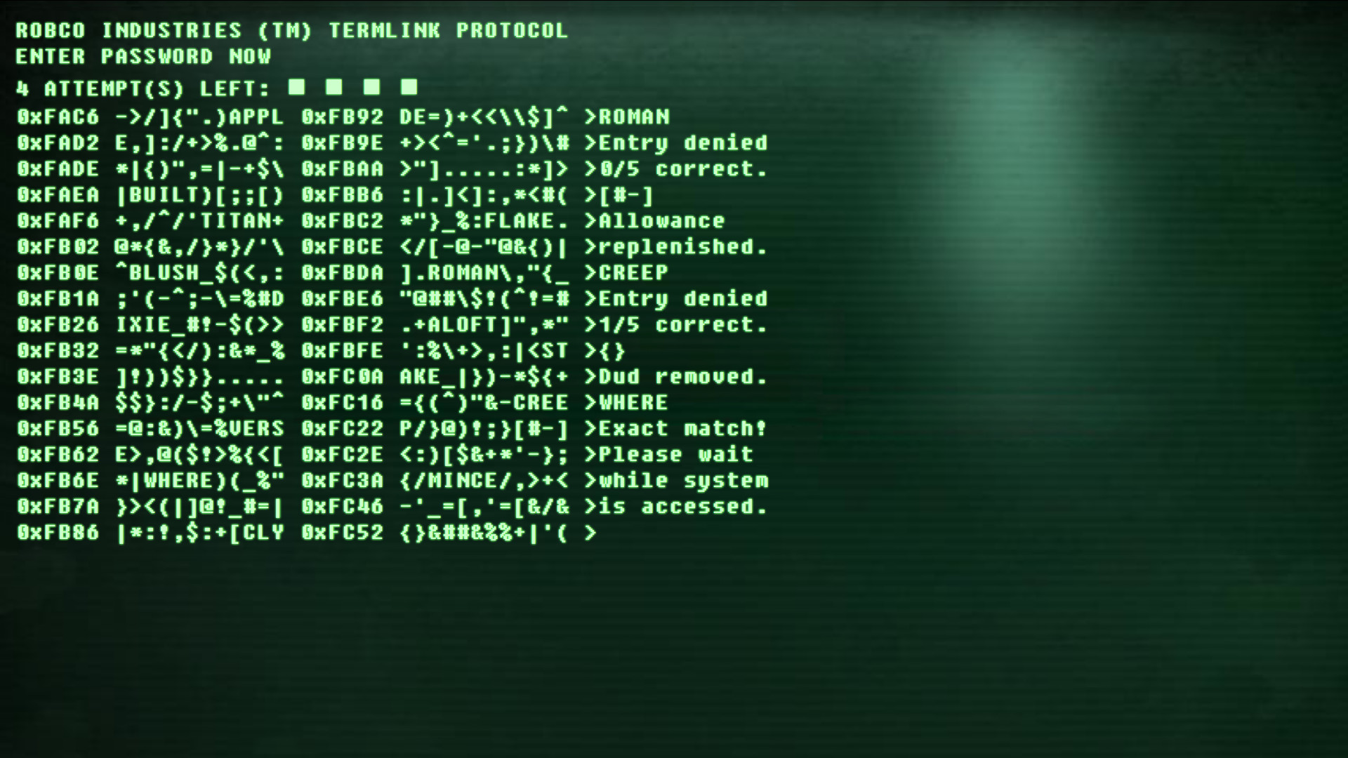 1920x1080 program I wrote makes for a nice terminal wallpaper! : Fallout .