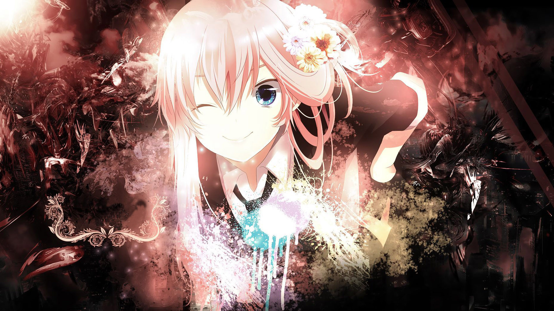 Wallpaper  anime girls Moon Vocaloid Megurine Luka stage darkness  screenshot computer wallpaper 2560x1450 px 2560x1450  goodfon  716833   HD Wallpapers  WallHere