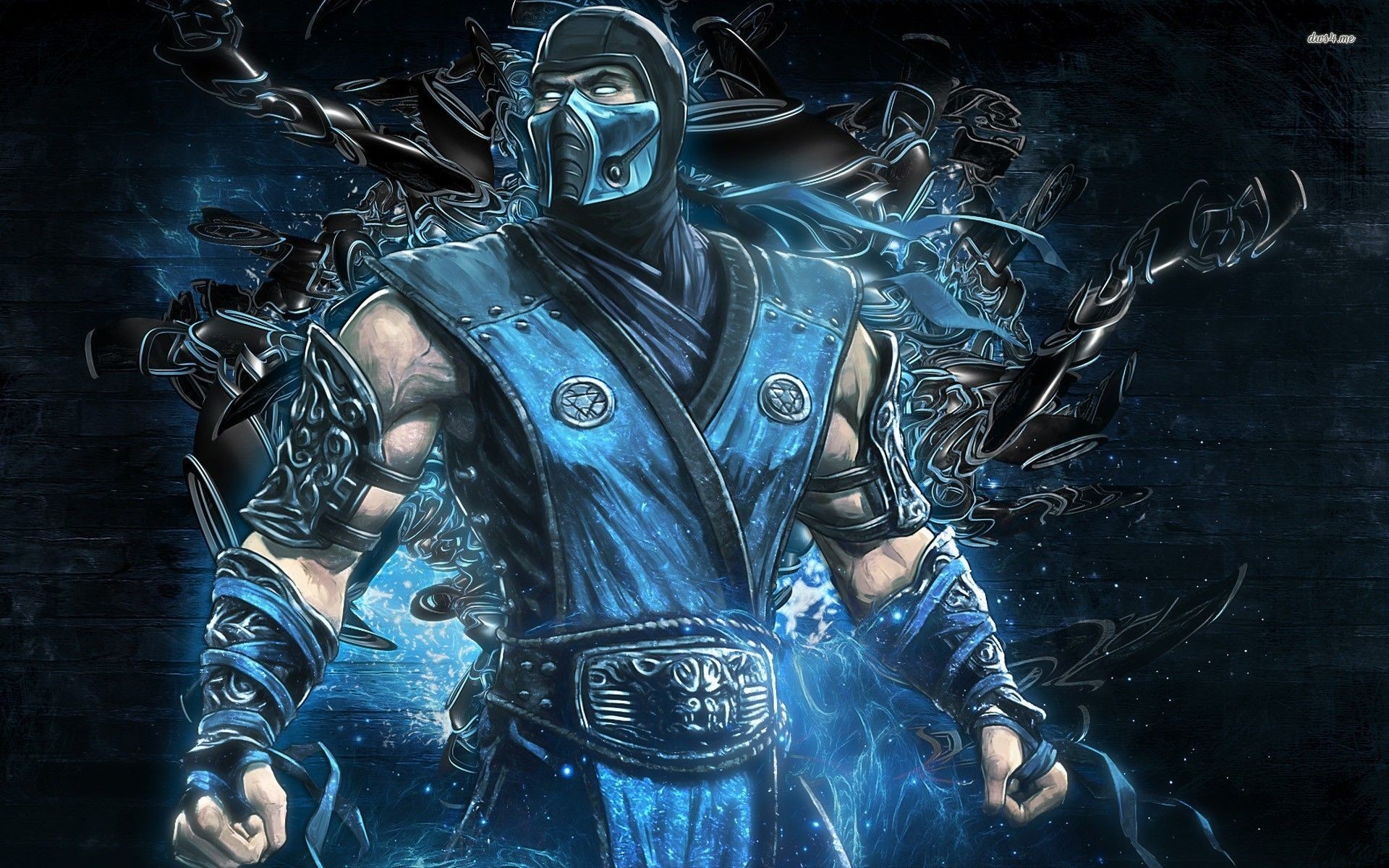 1920x1200 Mortal Kombat 9 Sub Zero HD desktop wallpaper : High Definition .