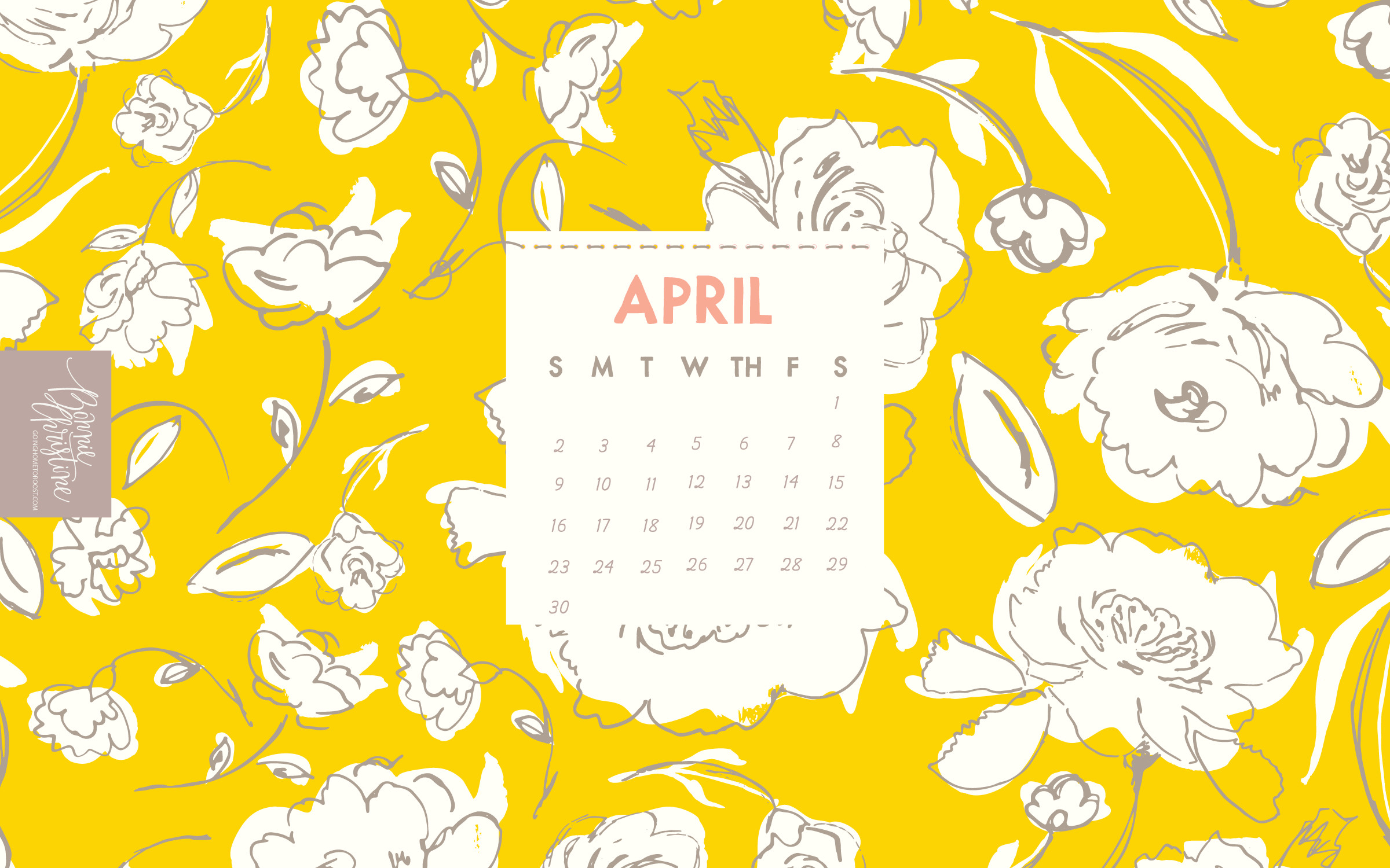 2400x1500 April's Digital + Printable Calendar Collection Â· March Desktop ...