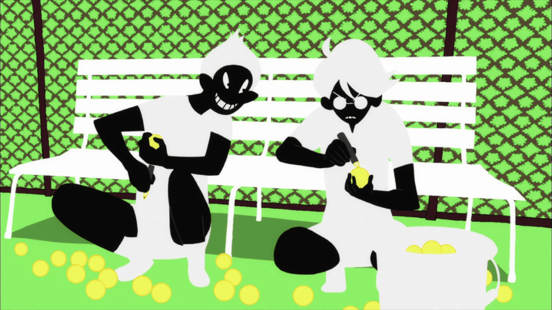 1920x1080 The strange, surreal visual aesthetics of The Tatami Galaxy are paired with  an equally bizarre story. The general premise of the show is that at the  start ...