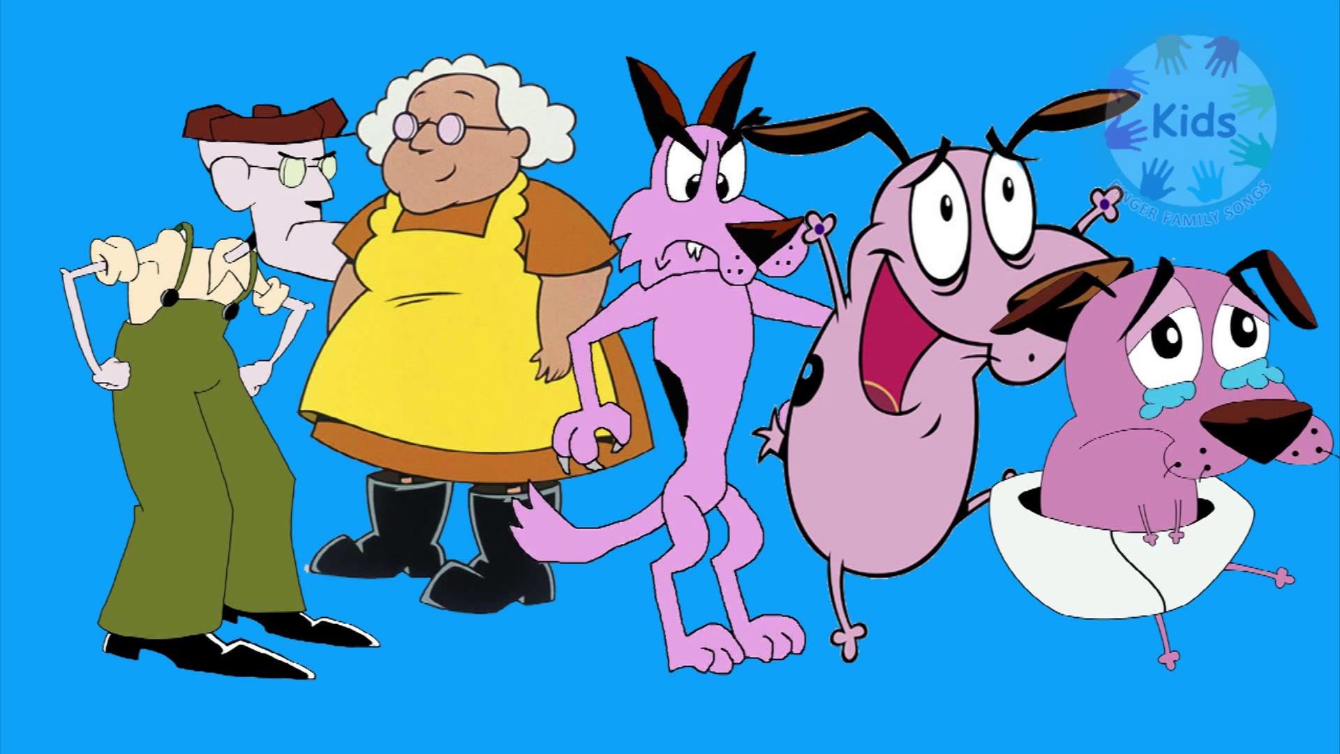 1920x1080 Courage The Cowardly Dog | KIDS FINGER FAMILY SONGS | Finger Family Song