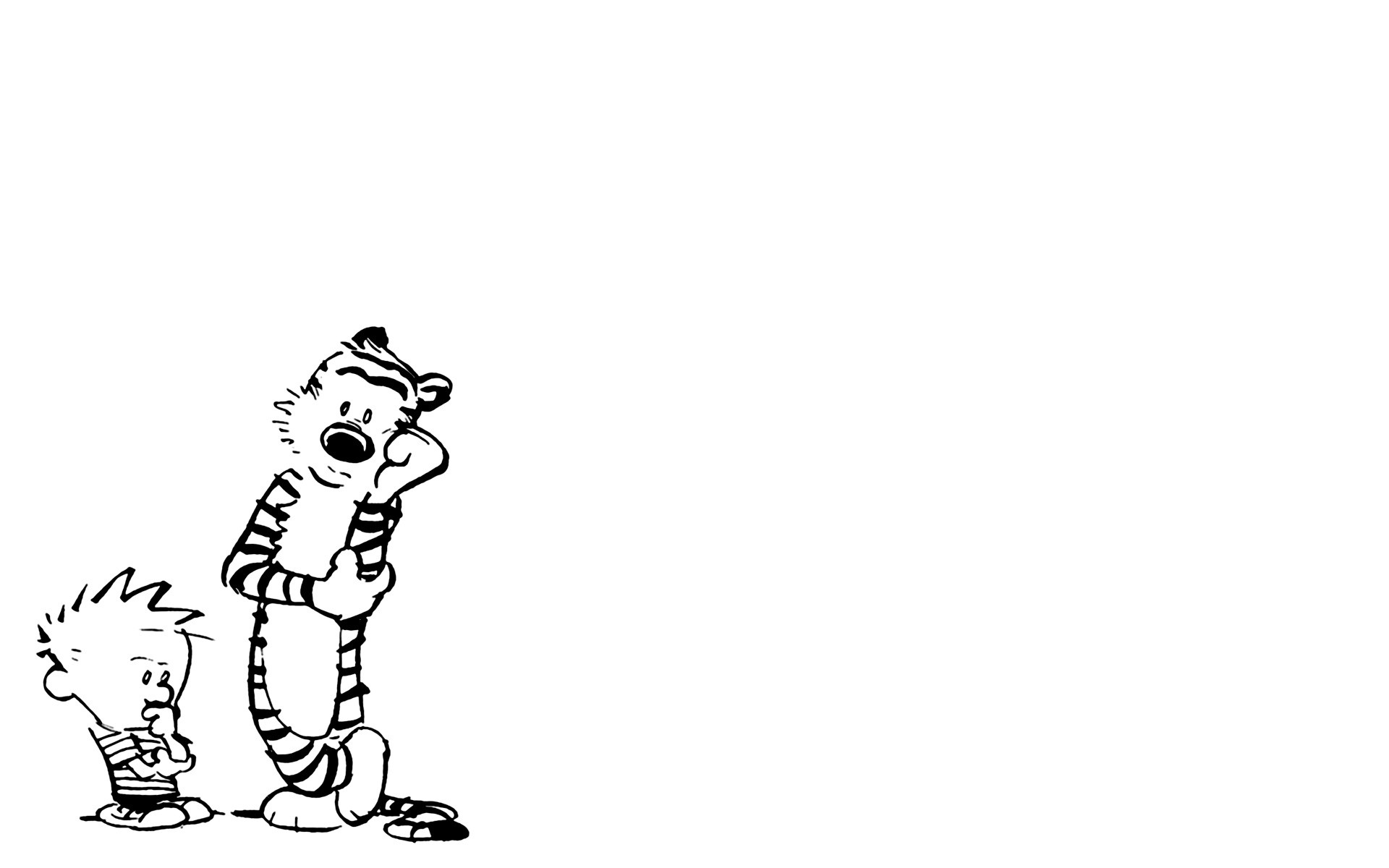 1920x1200 Images Black Calvin and Hobbes Wallpapers.