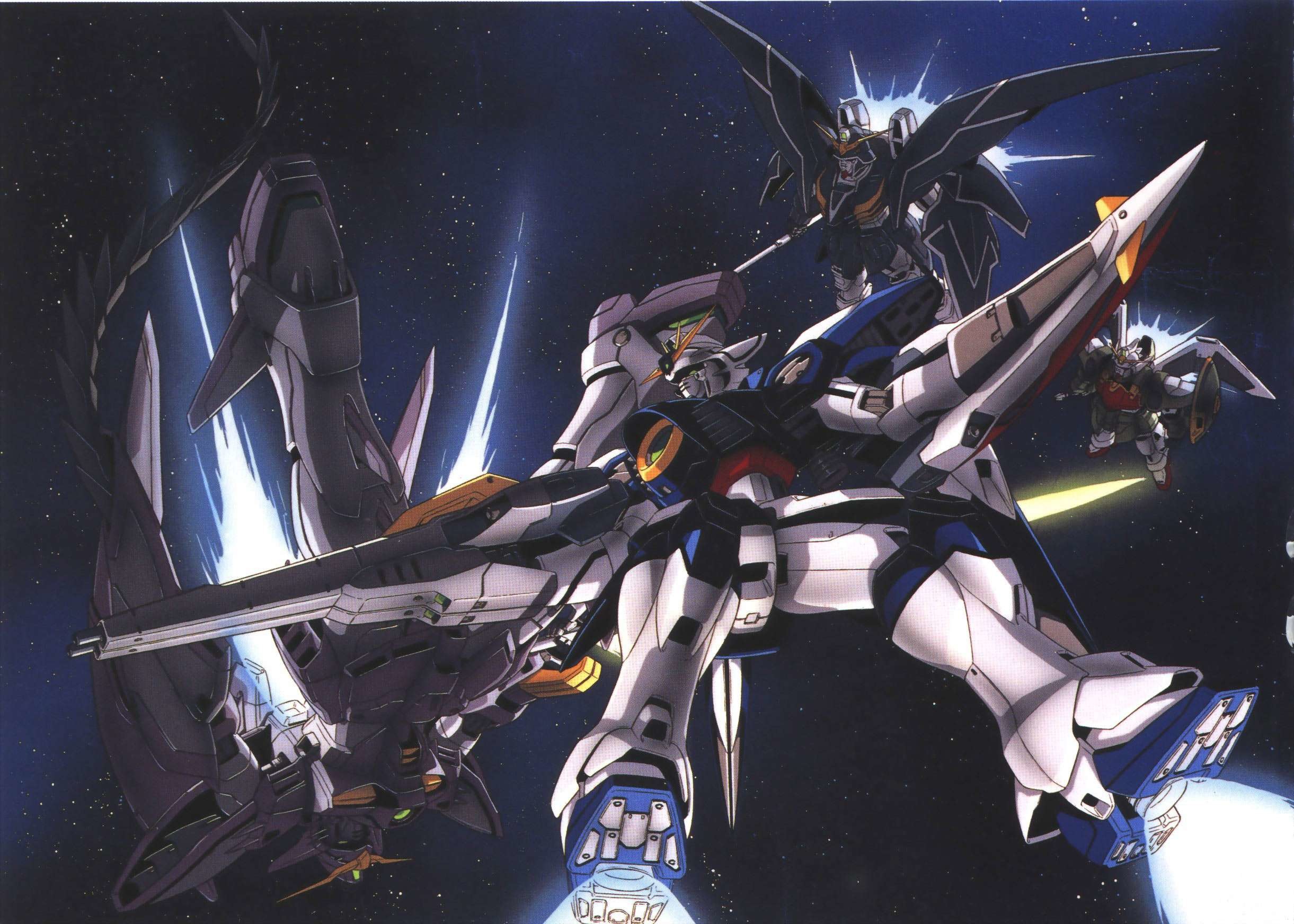 2442x1744 Gundam Wing 29 Anime Wallpaper