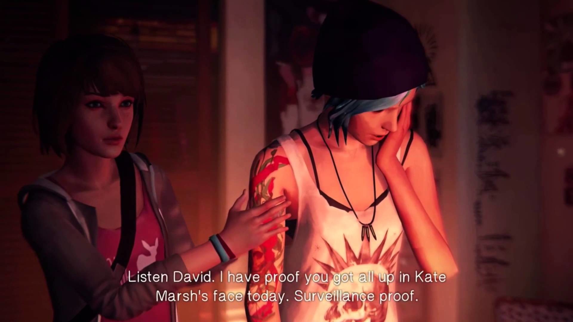 1920x1080 David Calls Chloe Price a Loser After Hitting Her in the Face [Life Is  Strange] - YouTube