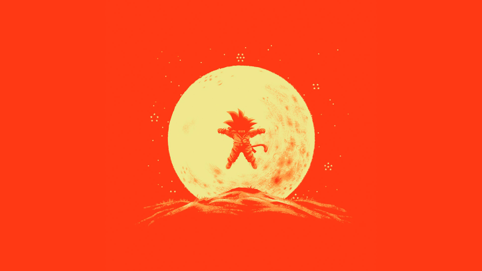 1920x1080 Goku wallpaper that was on frontpage earlier () - Imgur