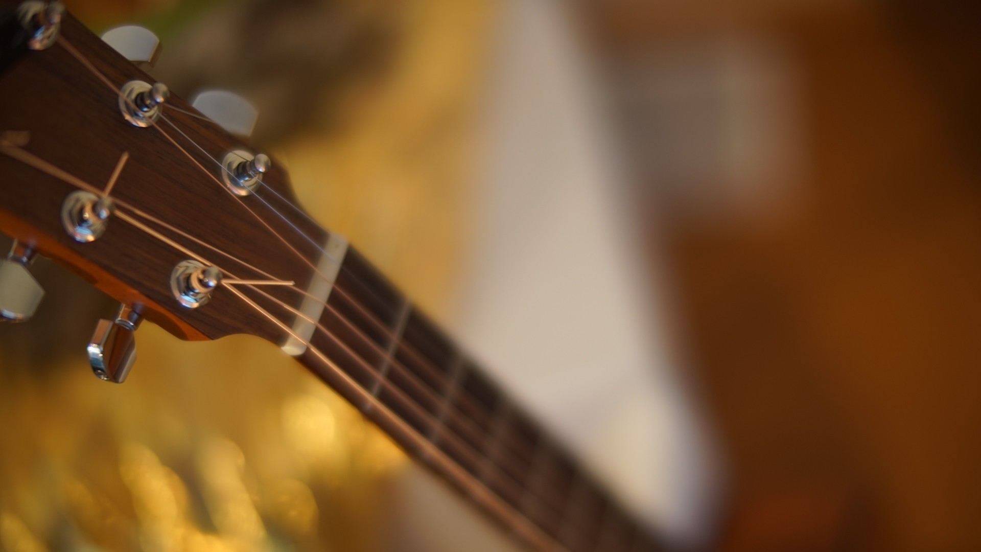 1920x1080 Preview wallpaper guitar, neck, strings 