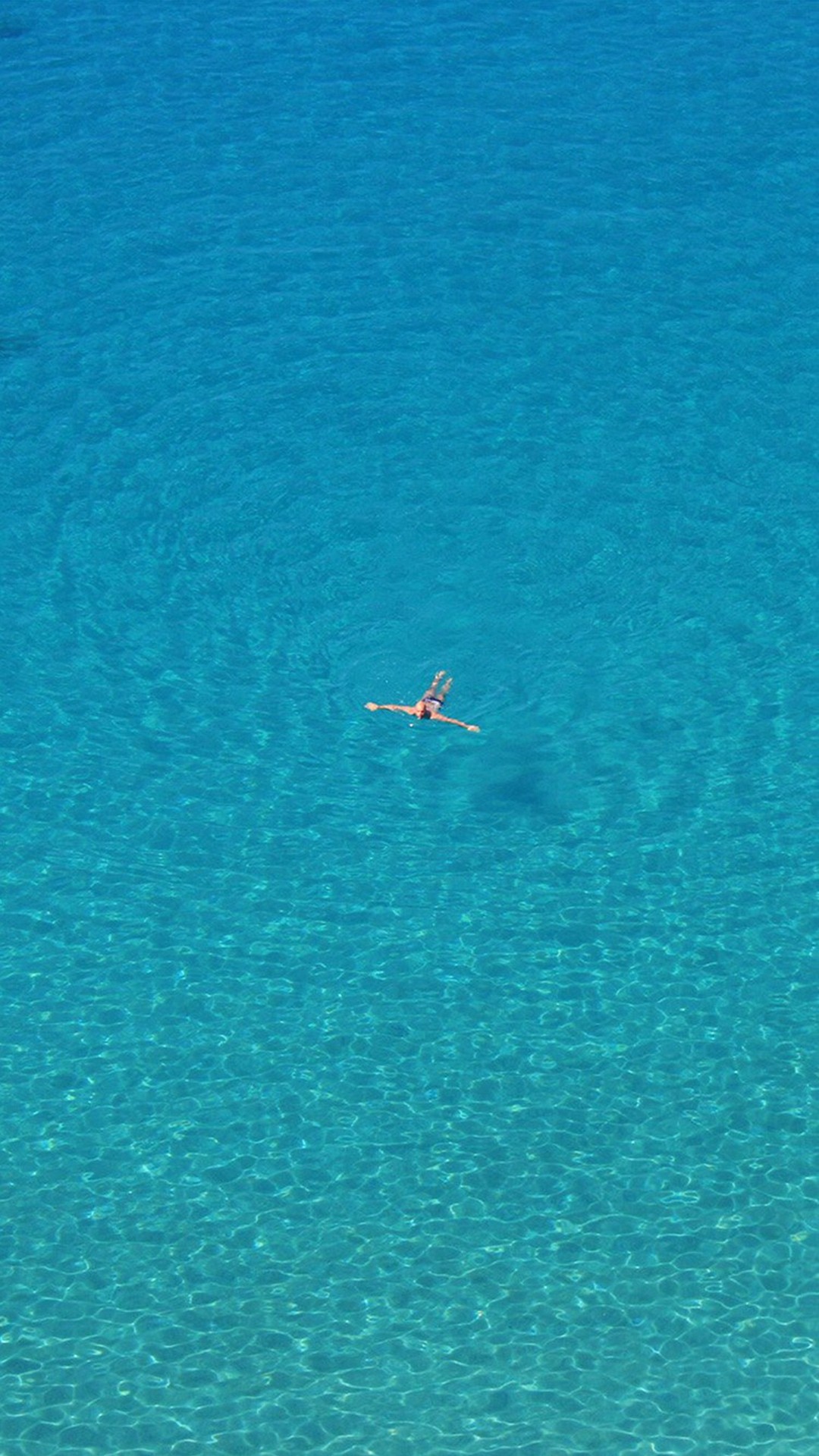 1080x1920 Ocean Sea Blue Swim Vacation Simple #iPhone #6 #plus #wallpaper