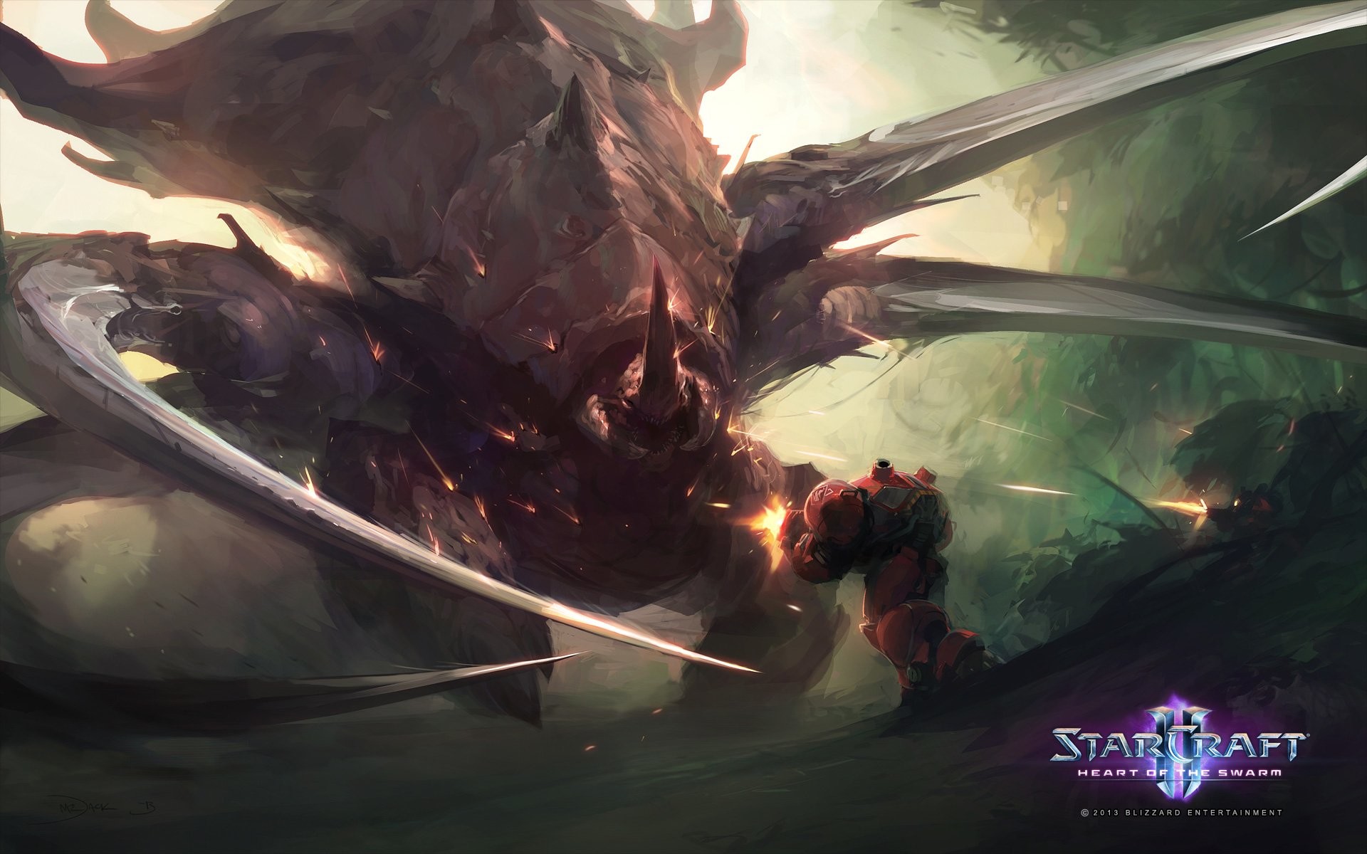 1920x1200 Video Game - StarCraft II: Heart of the Swarm Wallpaper