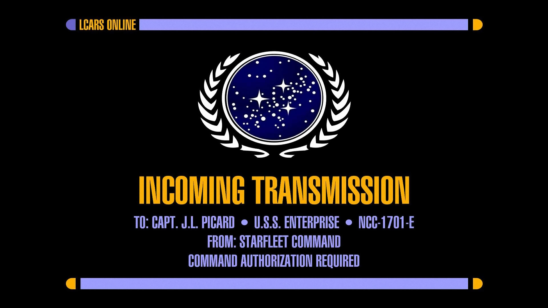 1920x1080 Star Trek Incoming Transmission Screen HD Wallpaper
