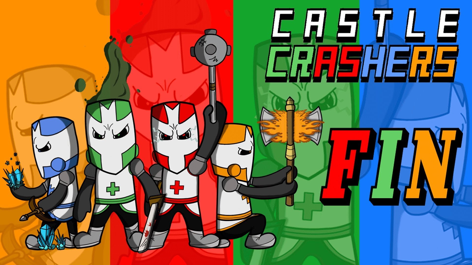 1920x1080 Castle Crashers - Four Player Co-op Revived Cyclops, Necromancer, And  Ending! Final Part - YouTube