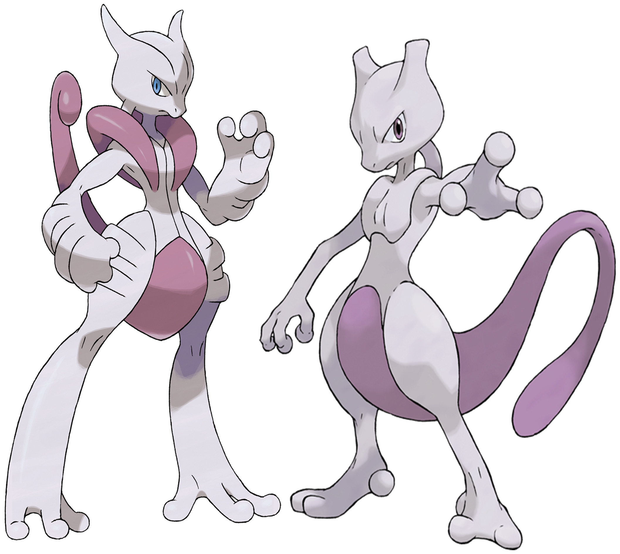 2113x1889 ... Mewtwo And Mega Mewtwo X by Frie-Ice