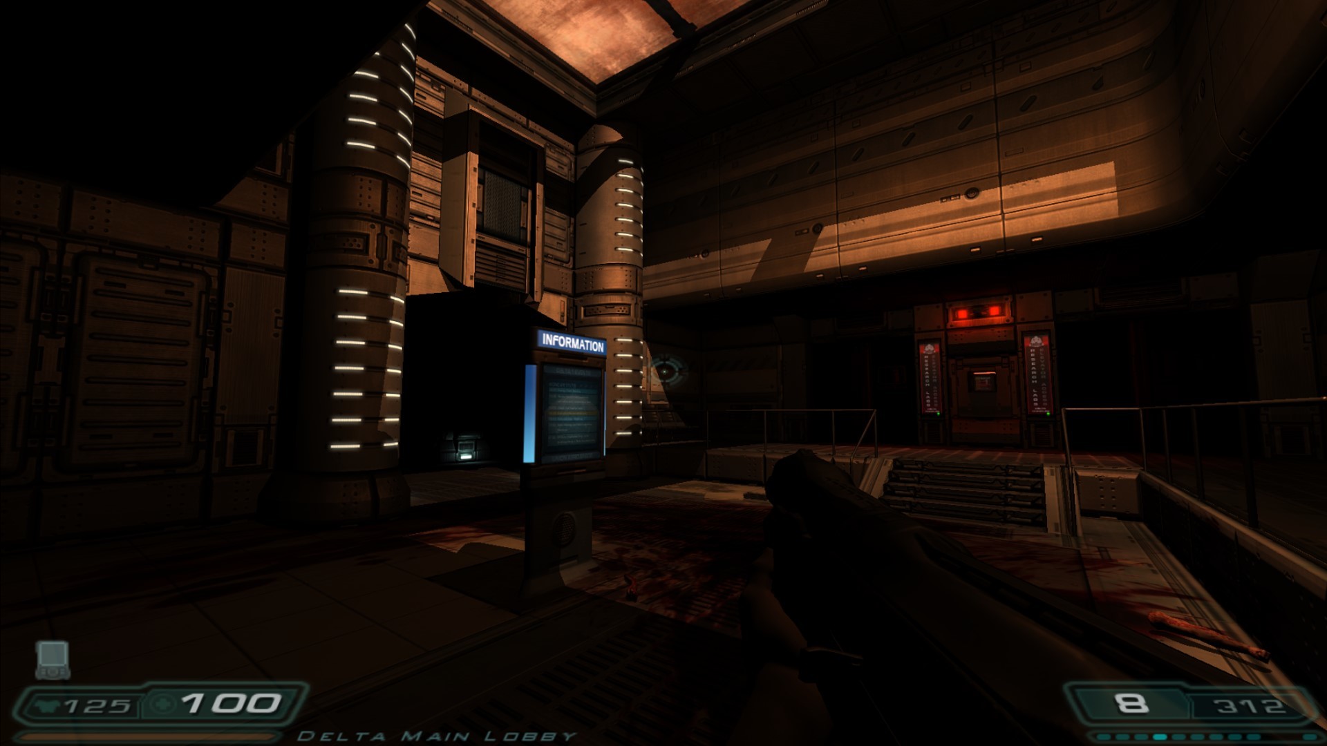 1920x1080 Doom 3, while not great, is a fun, dark and shadowy throwback shooter.