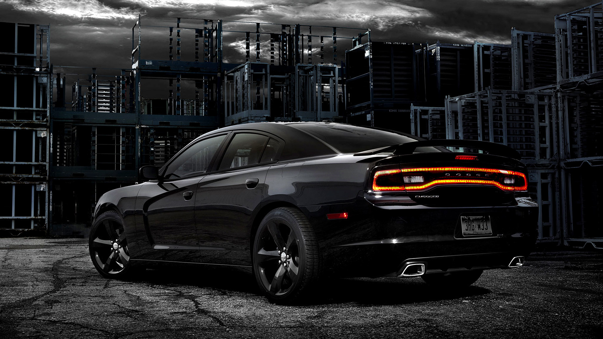 1920x1080 2012 Dodge Charger Blacktop picture