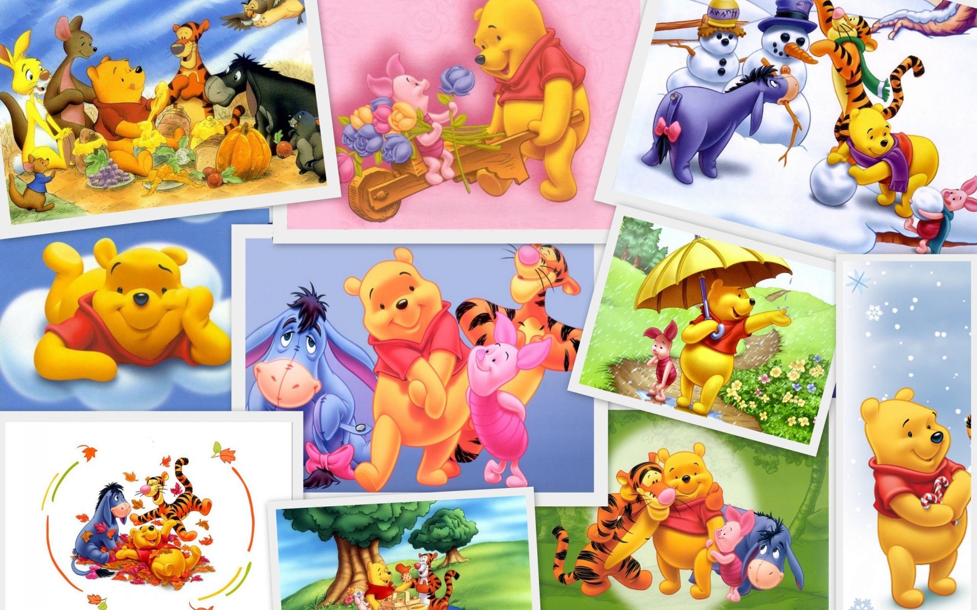 1920x1200 Winnie The Pooh Wallpapers HD collage