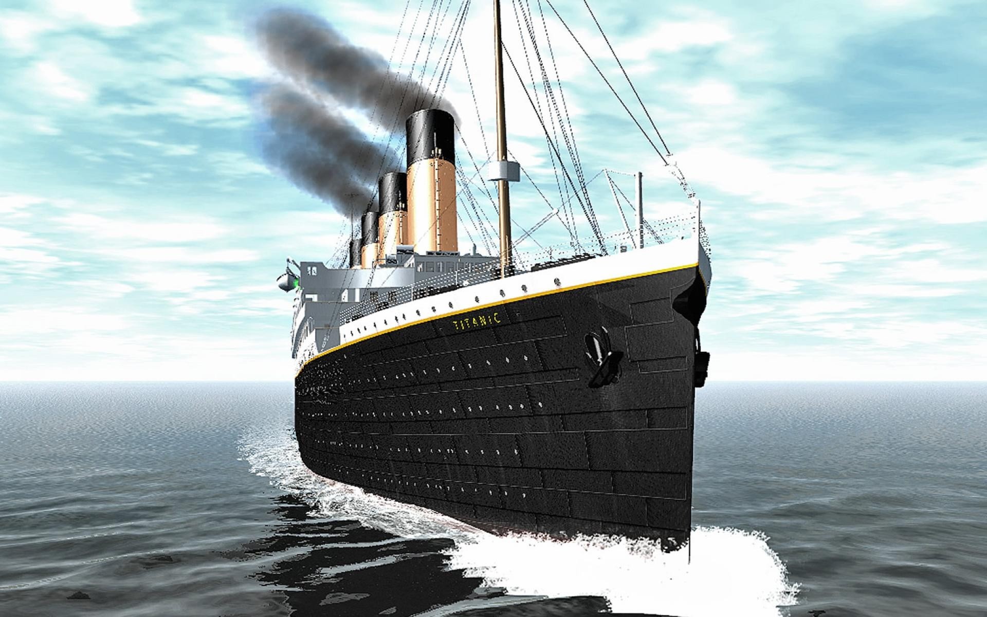 1920x1200 The bow of the Titanic