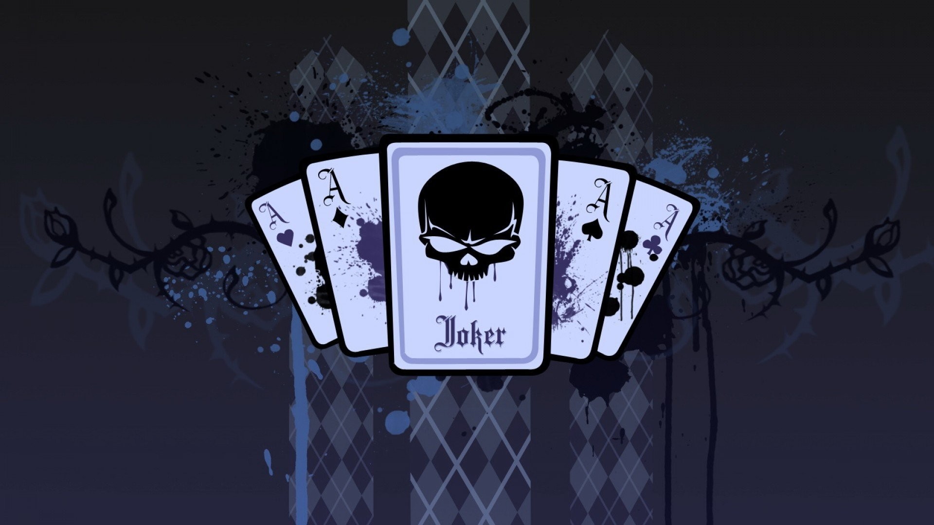 1920x1080 Skull cards Wallpapers Mobile Pics