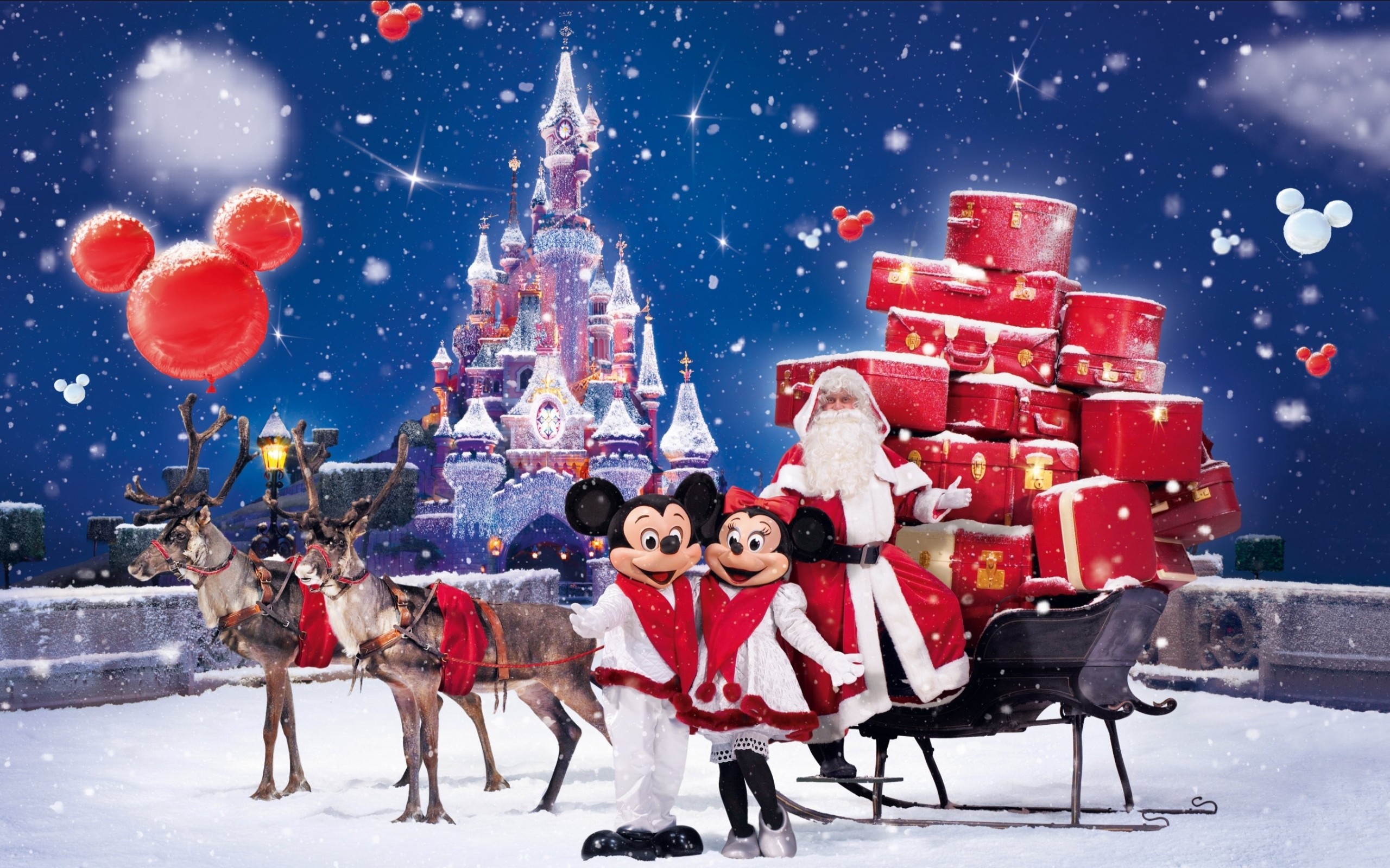 2560x1600 christmas wallpapers santa claus gifts wishes greetings micky mouse