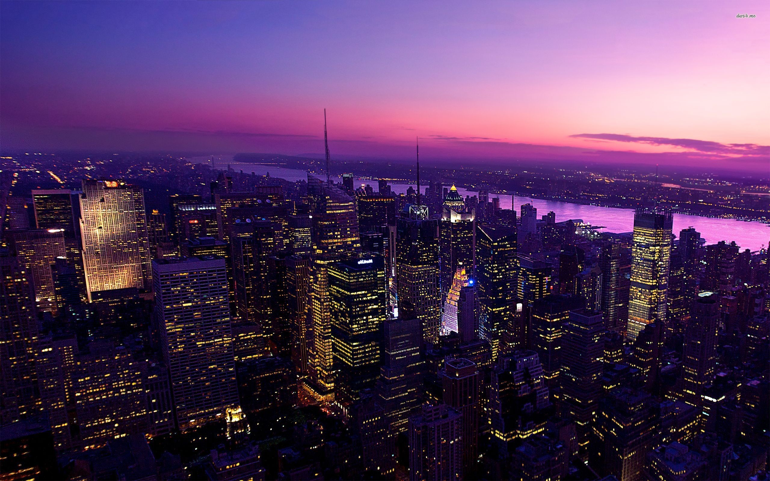 2560x1600 1920x1080 New York at night Wallpaper United States World Wallpapers