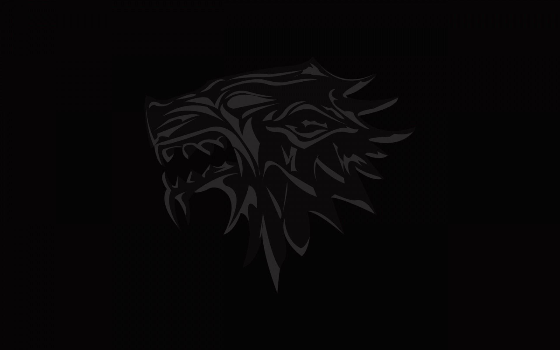1920x1200  Wallpaper house of stark, game of thrones, logo, emblem, wolf